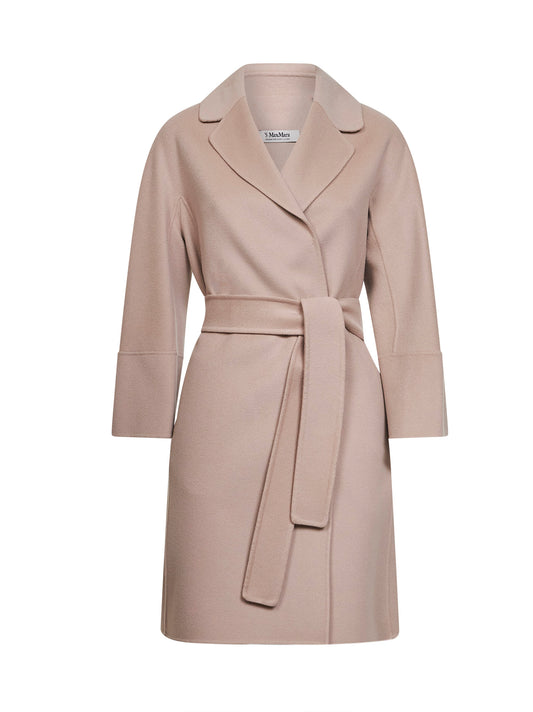 Cappotto corto cocoon ARONA beige rosa
