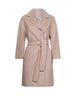 Cappotto corto cocoon ARONA beige rosa