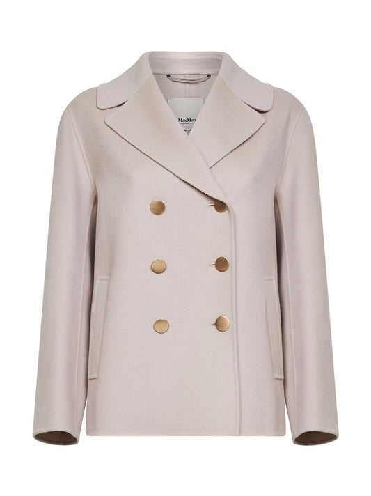 Giacca doppiopetto caban SMMMARGOT beige