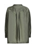 Camicia over SMMRACCONTO in organza verde salvia