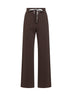 Pantaloni ampi SMMBALI in jersey cioccolato