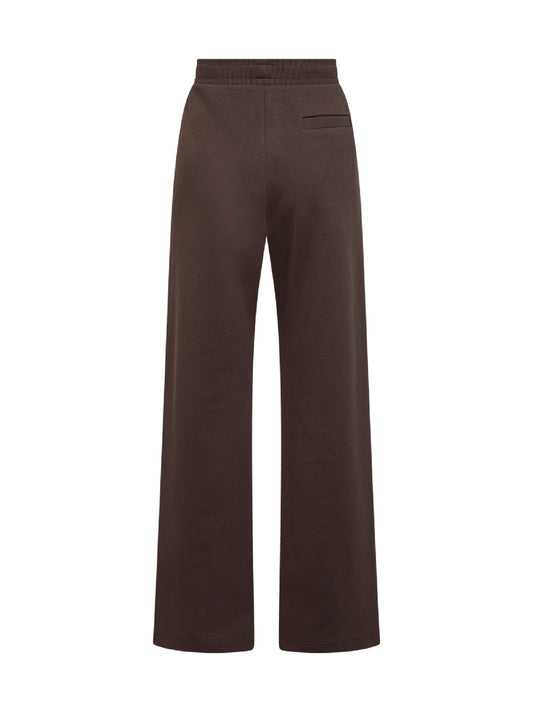 Pantaloni ampi SMMBALI in jersey cioccolato