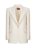 Blazer monopetto MSTBOSCO in cady beige