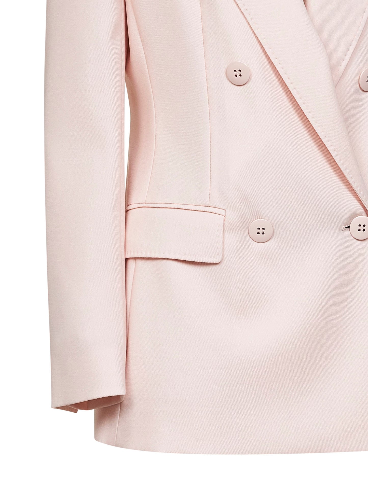 Blazer sfiancato MSTGREMBO in crêpe di lana rosa