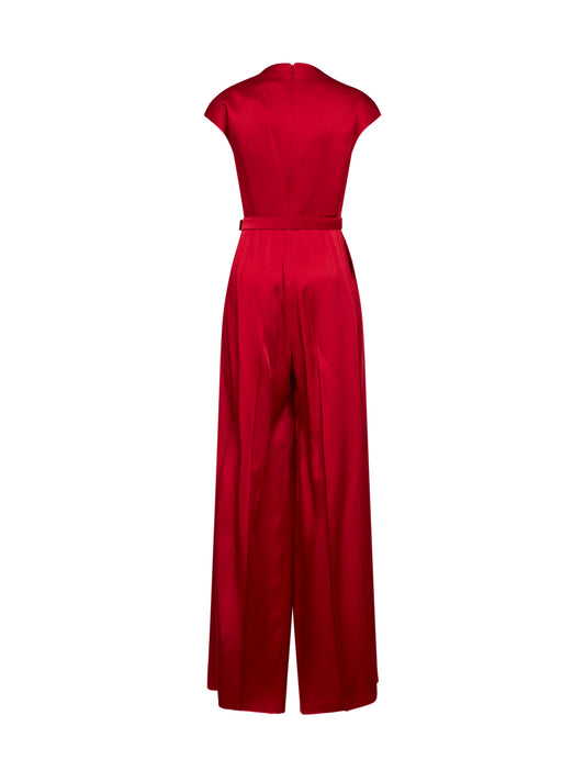 Tuta MSEVESPA in envers satin rosso