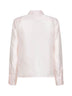 Camicia ricamata MSEAGI in organza di seta rosa