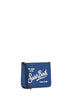Pochette ricamata Aline blu scuro