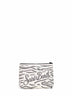 Pochette con strass Aline bianca e nera