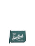 Pochette ricamata Aline verde