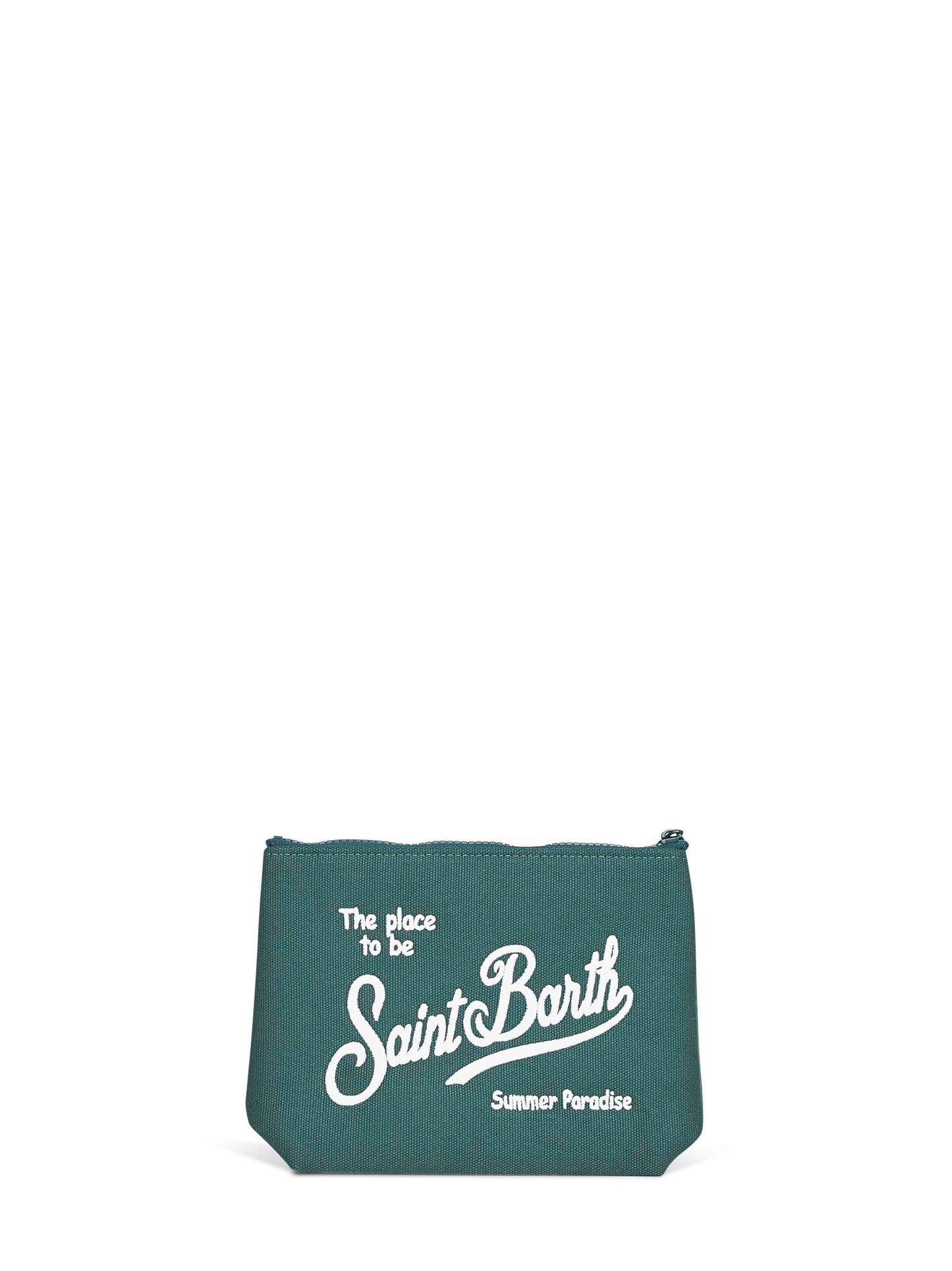 Pochette ricamata Aline verde