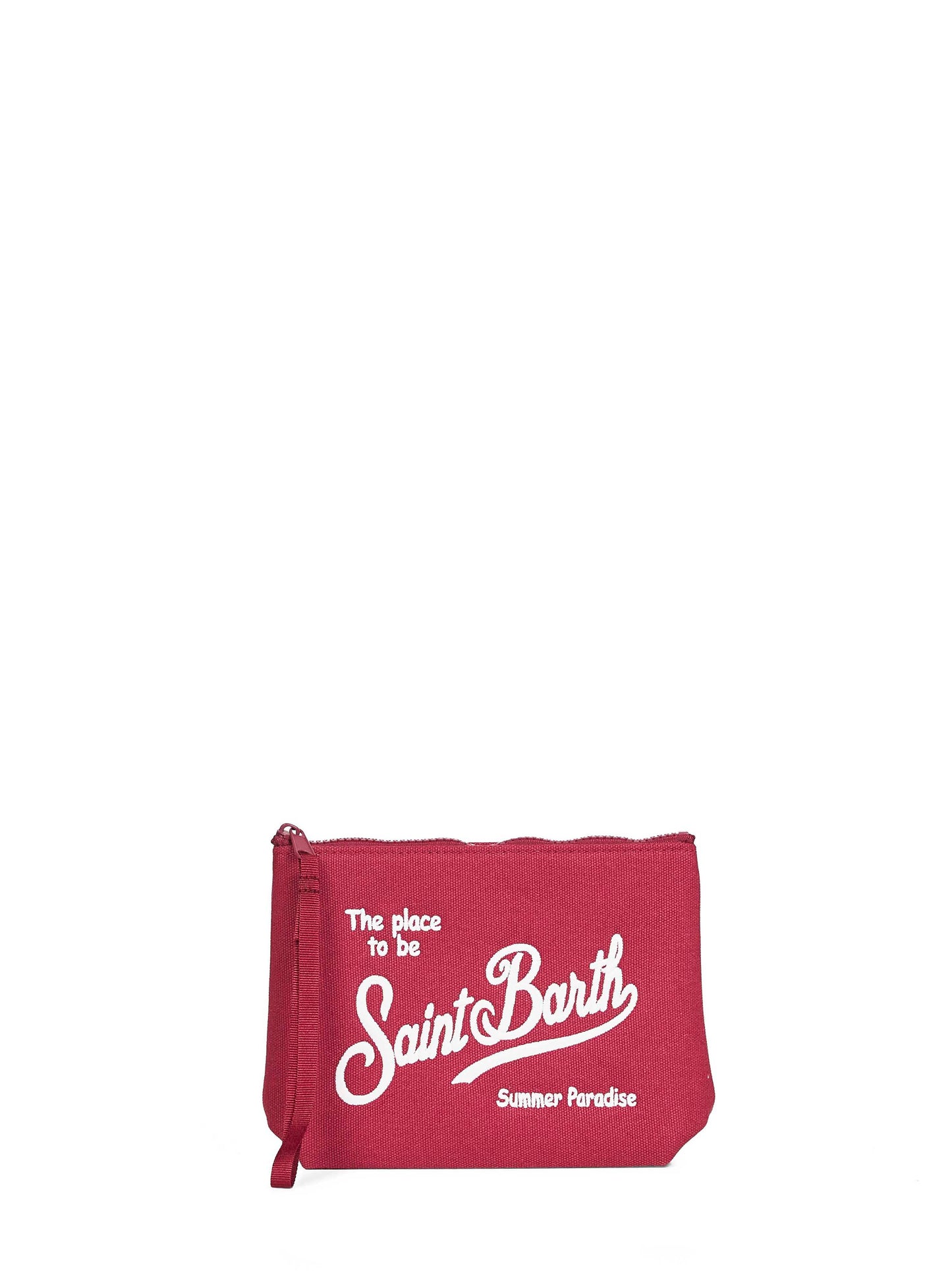 Pochette ricamata Aline bordeaux