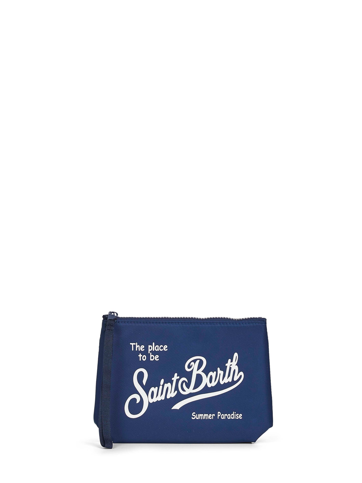 Pochette stampata Aline blu