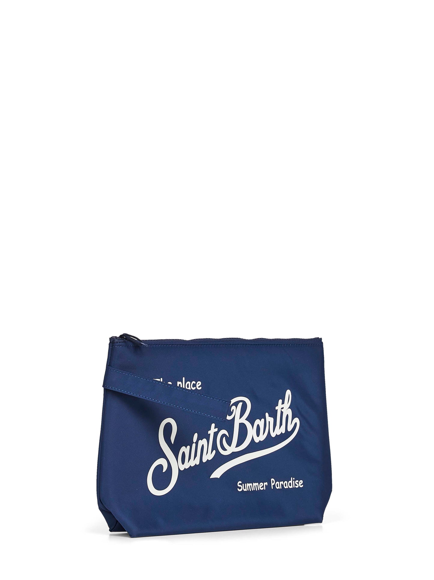 Pochette stampata Aline blu