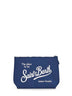Pochette stampata Aline blu