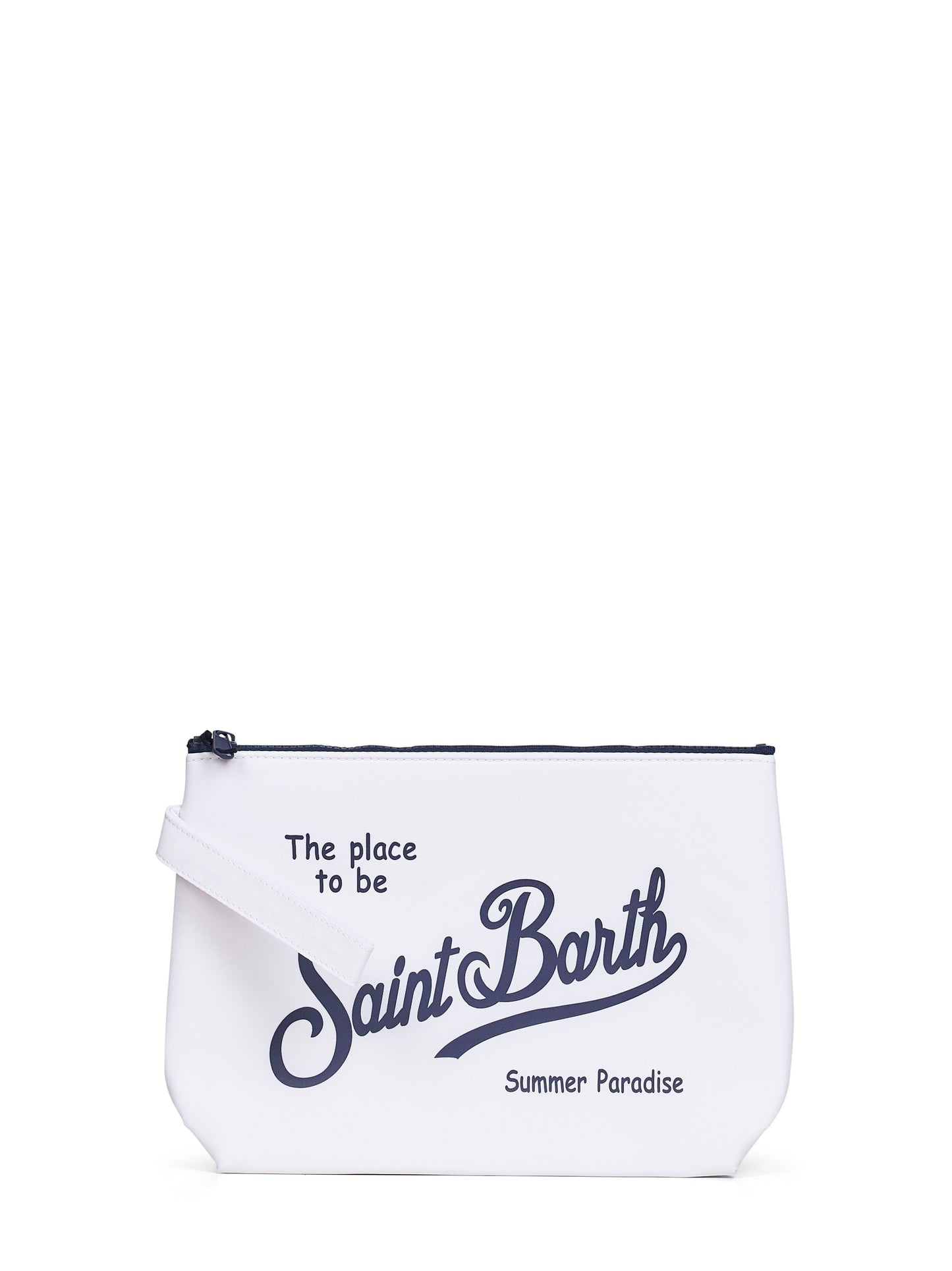 Pochette stampata Aline bianca