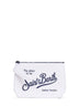 Pochette stampata Aline bianca