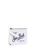 Pochette stampata Aline bianca