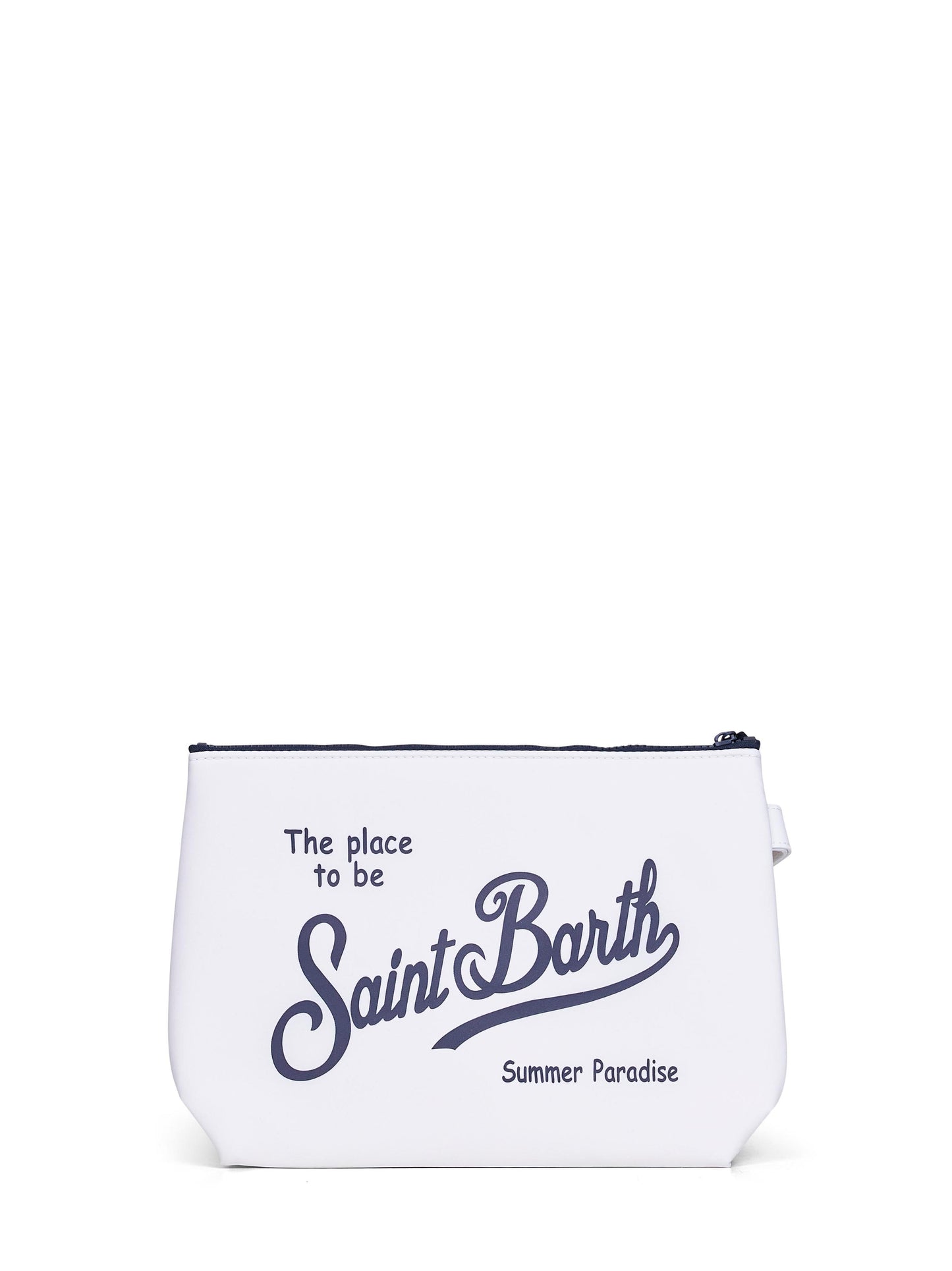 Pochette stampata Aline bianca