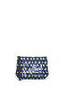 Pochette stampa paperelle Aline blu