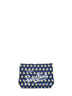 Pochette stampa paperelle Aline blu