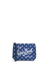 Pochette stampa pois Aline blu
