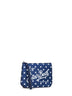 Pochette stampa pois Aline blu