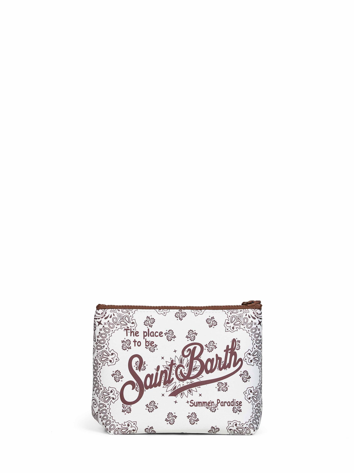 Aline bandana-print clutch bag
