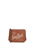 Pochette stampata Aline marrone