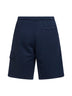 Bermuda cargo Argo in felpa di cotone blu navy