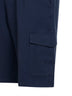 Bermuda cargo Argo in felpa di cotone blu navy