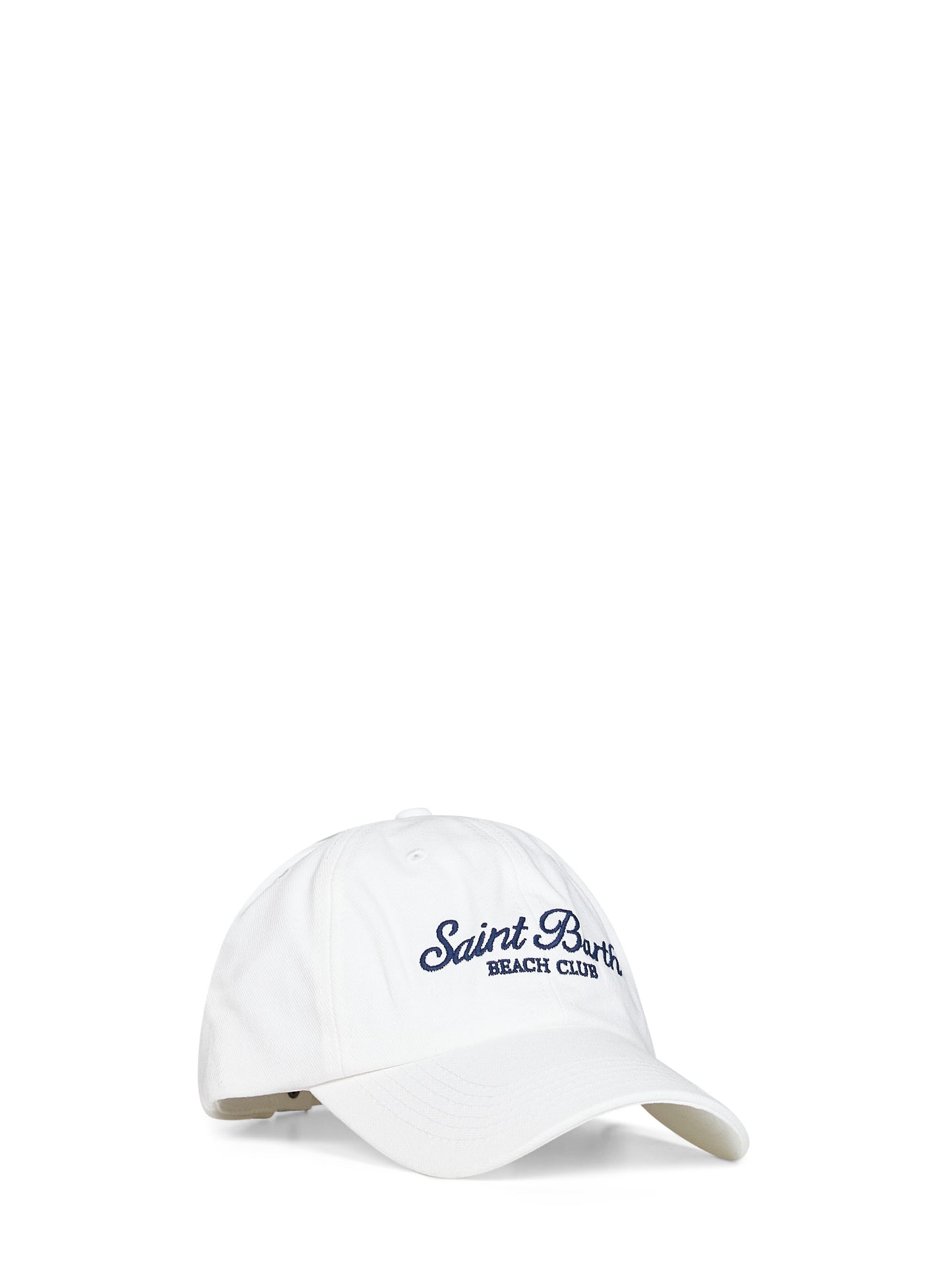 Cappellino Baseball in cotone bianco con logo ricamato