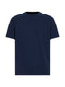 Navy blue stretch cotton pique Bakewell T-shirt