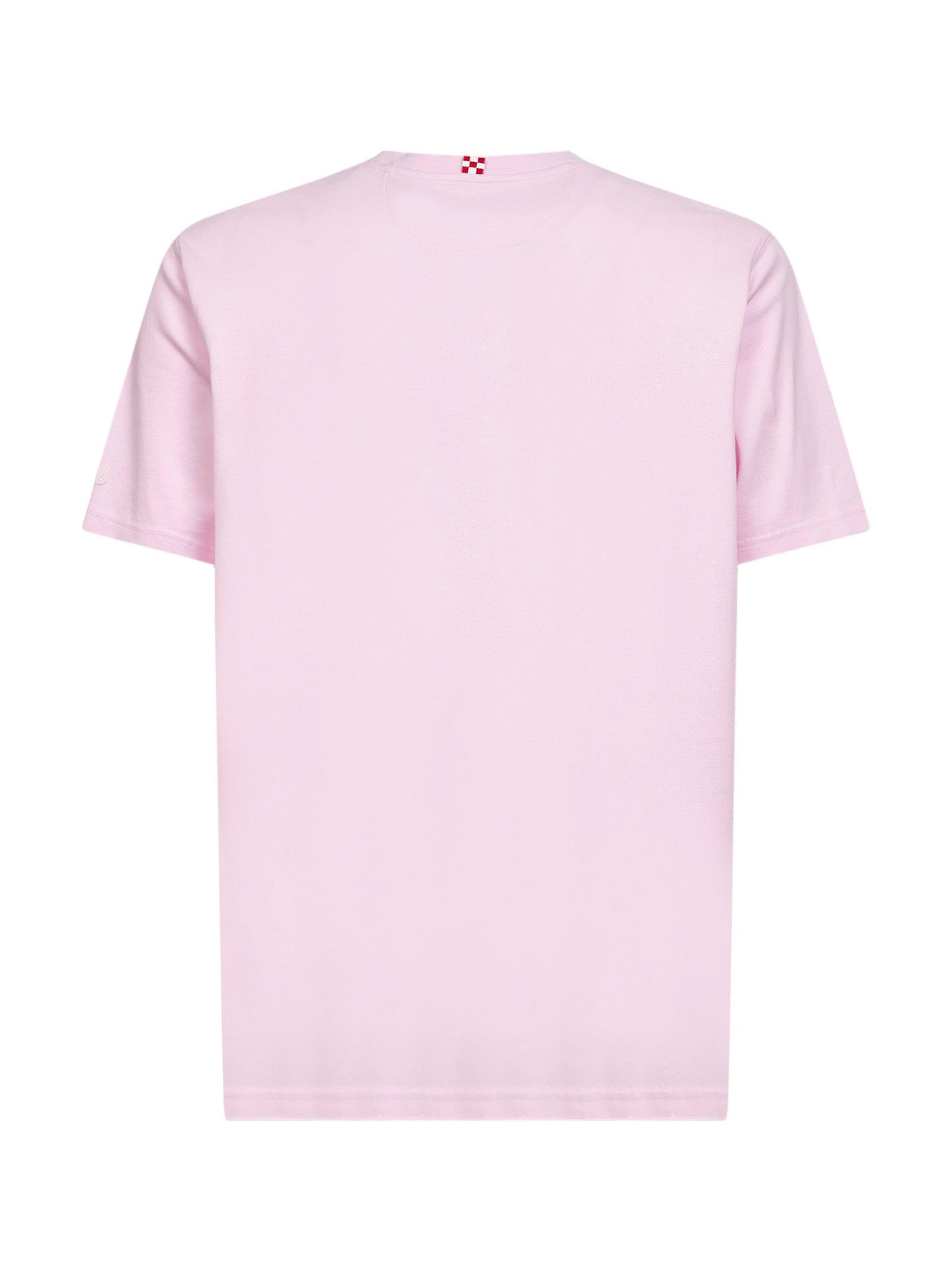 Pink stretch cotton pique Bakewell T-shirt