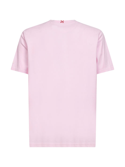 T-shirt Bakewell in piquet di cotone stretch rosa