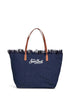 Dark blue City regular shopping bag