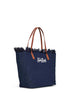 Dark blue City regular shopping bag