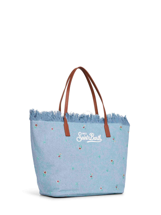 Borsa shopping City regular azzurra