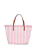 Borsa shopping City regular rosa e bianco