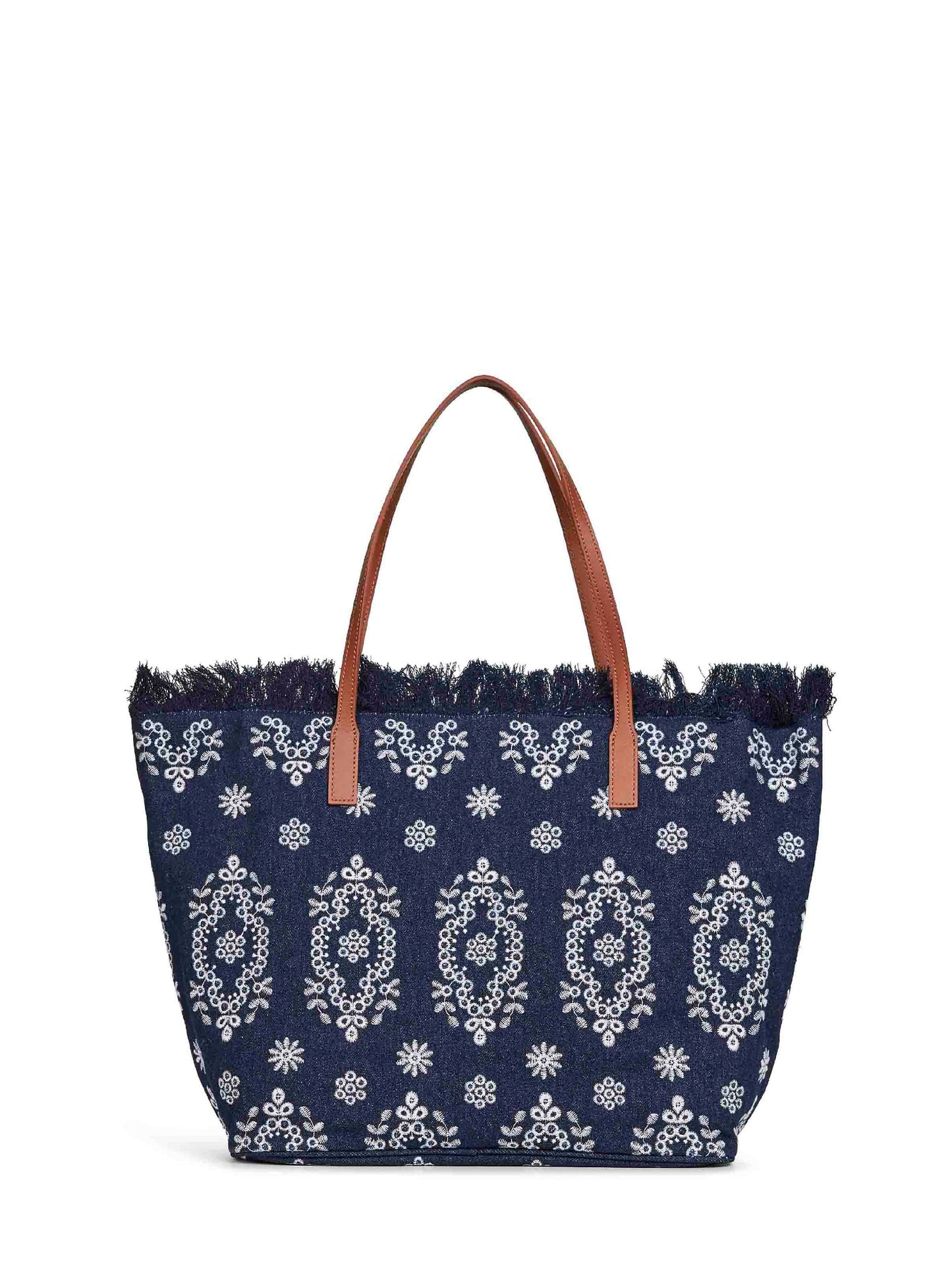 Borsa shopping City regular blu scuro