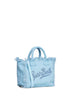 Borsa a mano con tracolla Colette azzurra