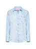 Light blue linen embroidered Crystal shirt