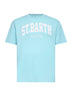 Light blue cotton Surf Club-print Denver T-shirt