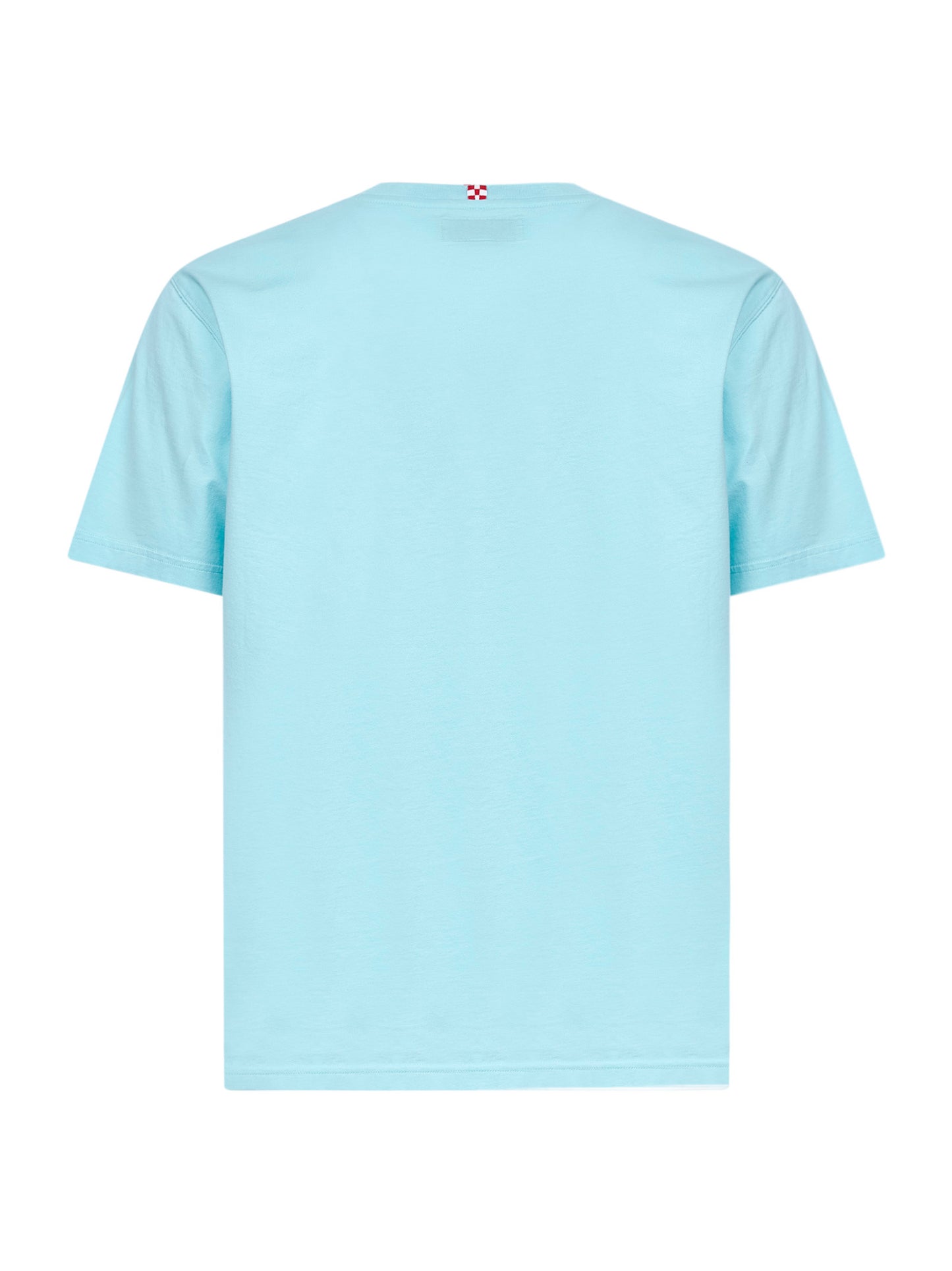 Light blue cotton Surf Club-print Denver T-shirt