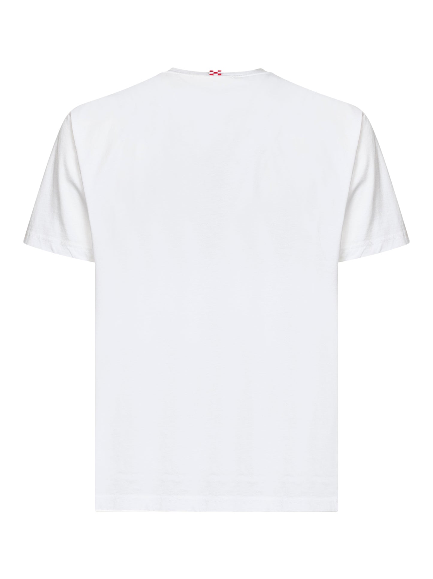 White cotton Napoli Posillipo-print Denver T-shirt