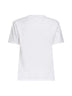T-shirt ricamata Emilie in jersey di cotone bianco