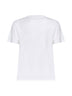 T-shirt ricamata Emilie in jersey di cotone bianco
