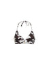 Top bikini a triangolo Gaia in lycra stampa mucca