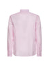 Camicia Chemise in cotone rosa con ricamo logo