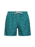 Shorts da mare Lighting in tessuto leggero stampato verde