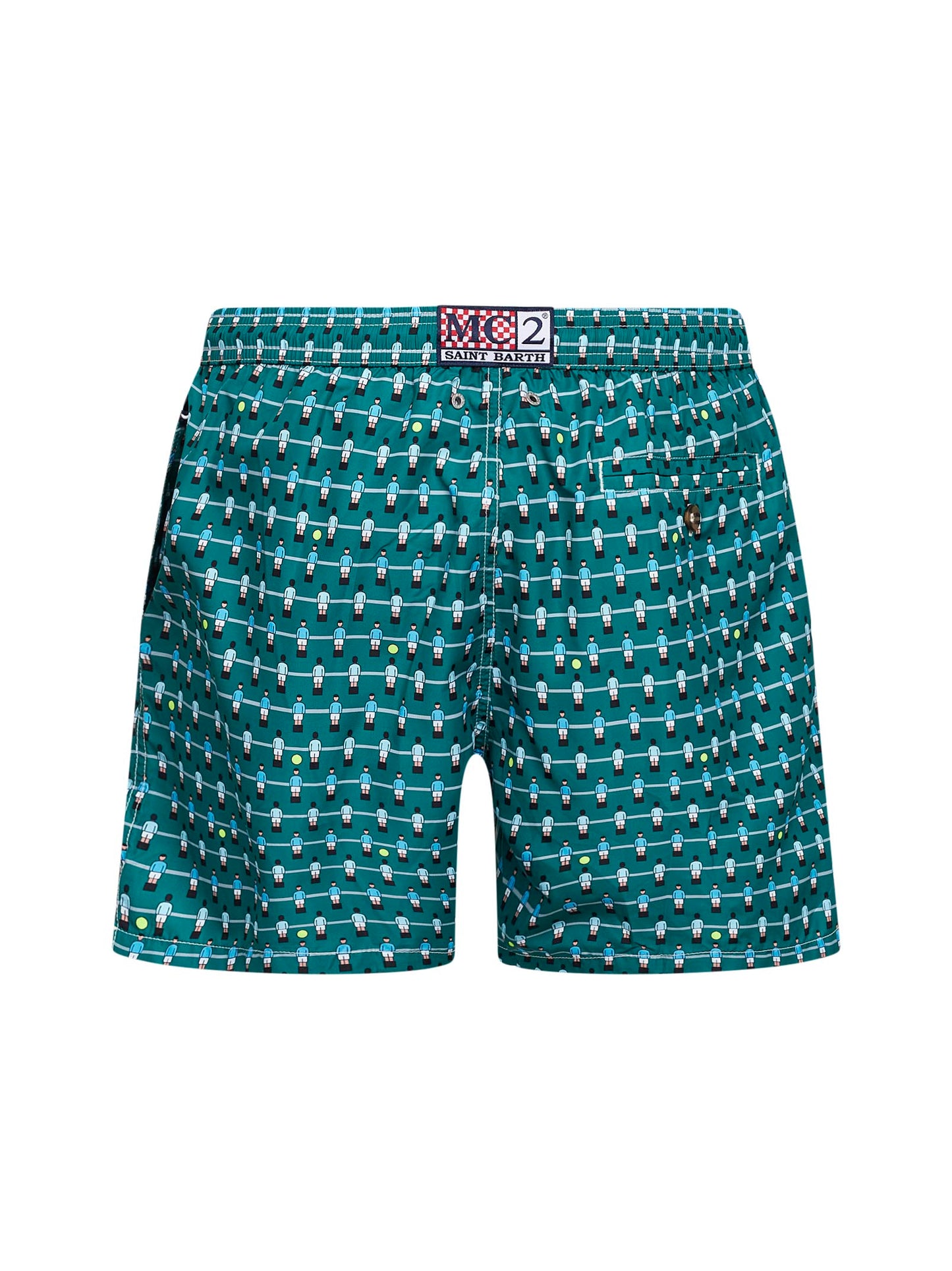Shorts da mare Lighting in tessuto leggero stampato verde